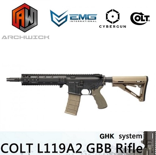 ARCHWICK L119A2 GBBR (Colt Licensed)- GHK SYSTEM