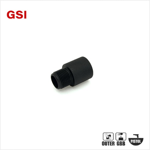 GSI 16mm 정나사 -&gt; 14mm 역나사 변환 아답터