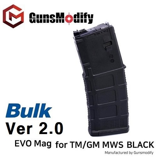 GunsModify EVO Mag for TM/GM MWS Ver 2.0 - BK(벌크상품)
