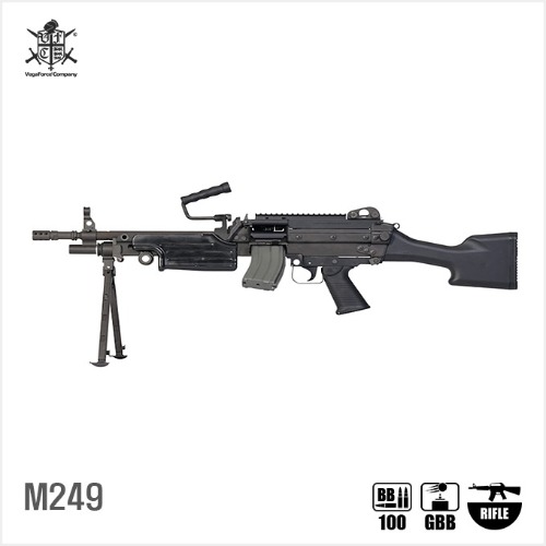 [근일입고]VFC M249 GBBR BK 블로우백 가스건