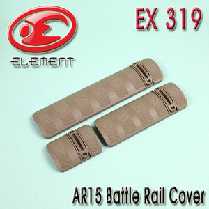 AR15 Battle Rail Cover / TAN