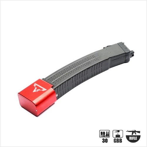 APFG - MPX-K GBB 30rds TT-Style Extended Base Pad Gas Magazine (RED)