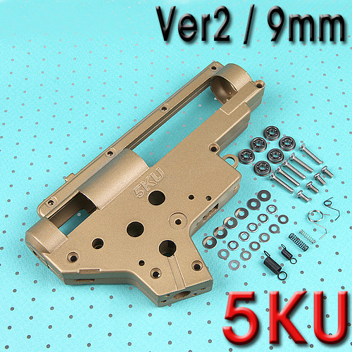 9mm Bearing Reinforced Gearbox (Gold) / Ver.2